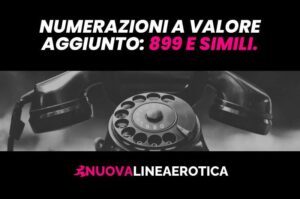 Numerazioni a valore aggiunto: 899 e simili.