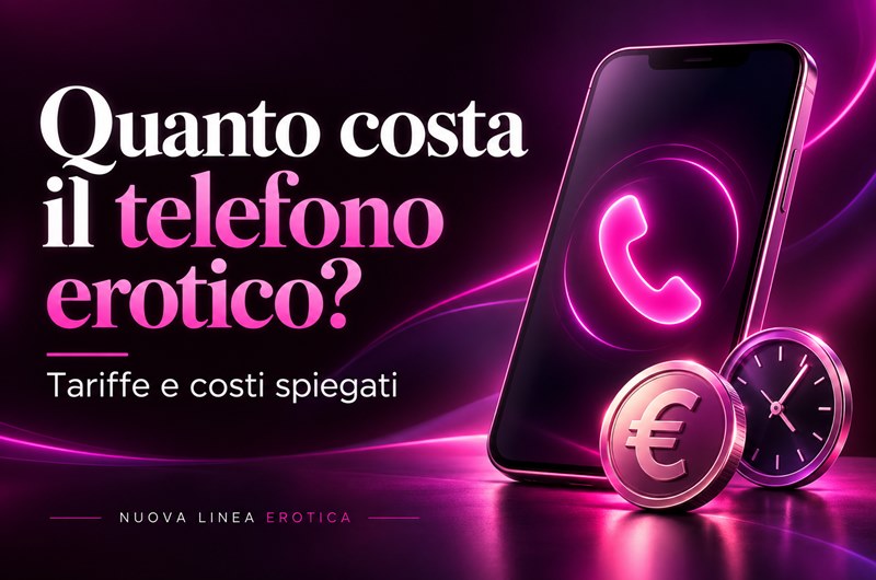 Quanto costa il telefono erotico? Tariffe ed esempi prima di chiamare!